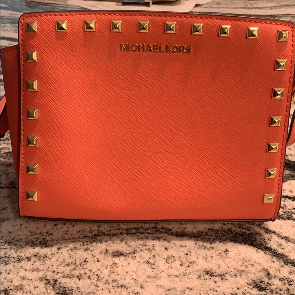 Michael Kors studded purse 💯 AUTHENTIC